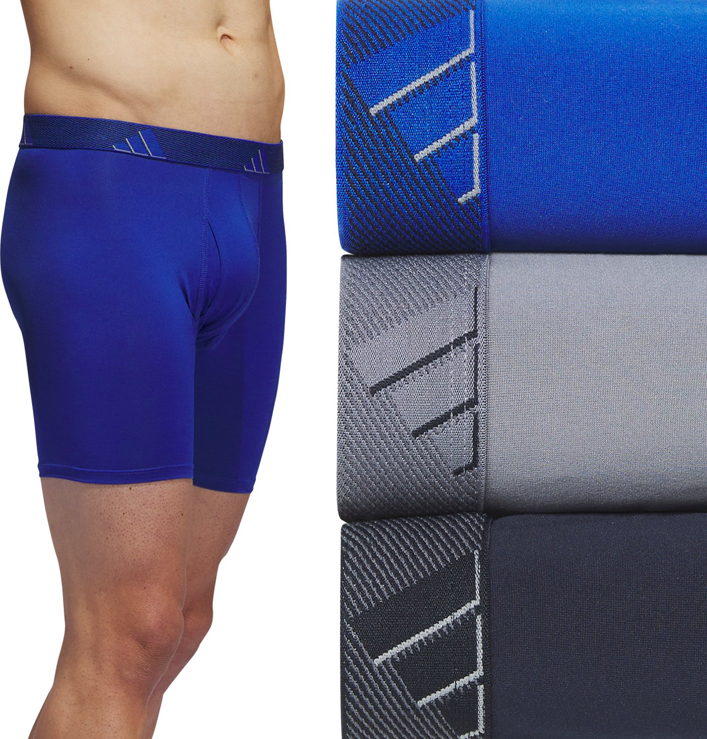 adidas Men's Microfiber Boxer Briefs 3-Pack - view number 6