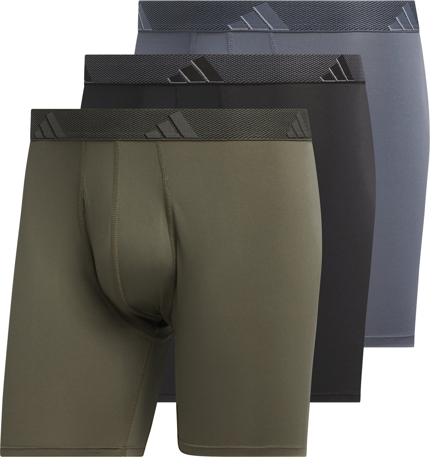 adidas Men's Microfiber Boxer Briefs 3-Pack - view number 7