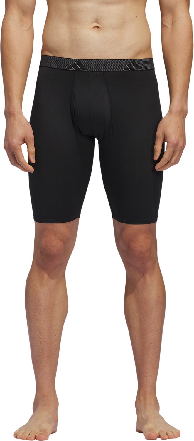 adidas Men's Microfiber Long Boxer Briefs 3-Pack - view number 3