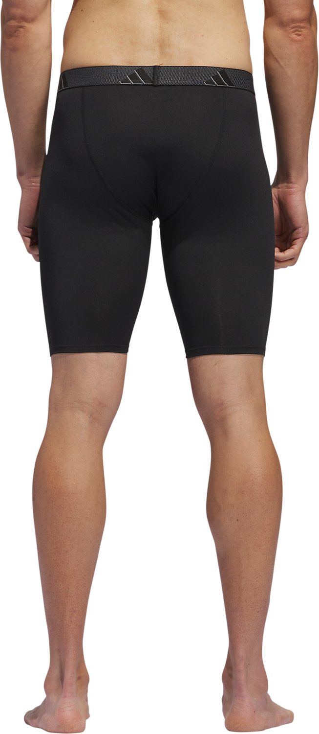 adidas Men's Microfiber Long Boxer Briefs 3-Pack - view number 4