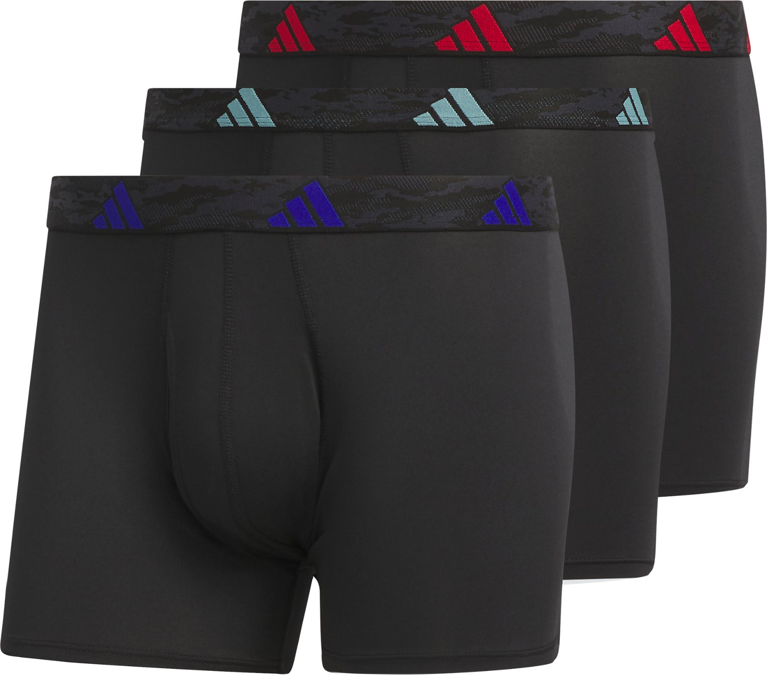 adidas Men's Microfiber Trunks 3-Pack - view number 7