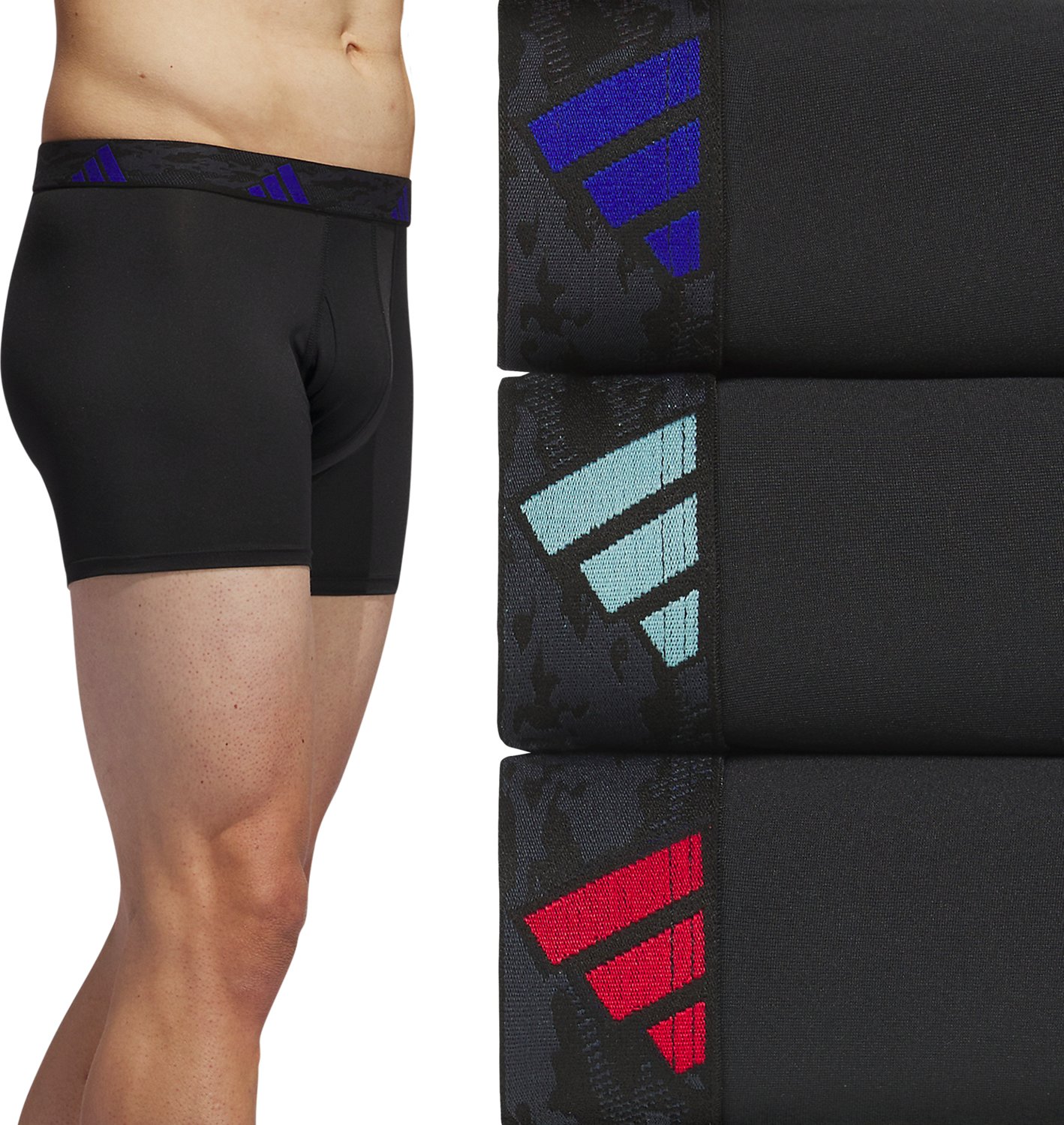 adidas Men's Microfiber Trunks 3-Pack - view number 6