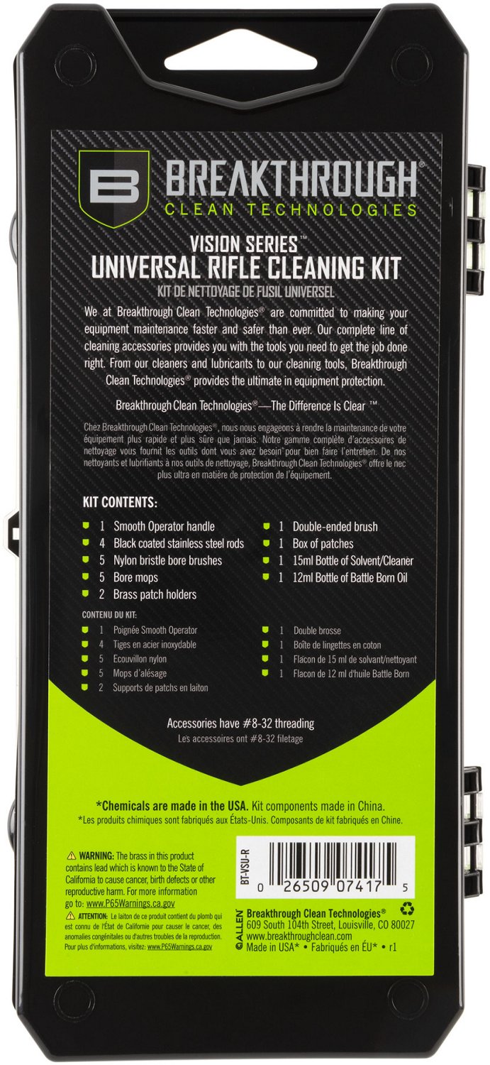Breakthrough Clean Technologies Universal Vision Series Rifle Cleaning Kit - view number 3