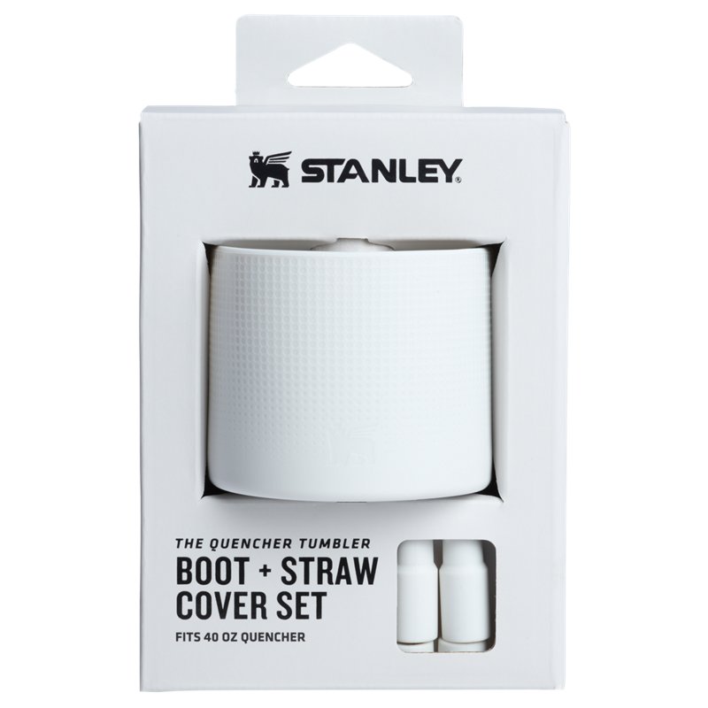 Stanley 40 oz Quencher Boot and Straw Cover Pale Stone - Thermos/Cups &koozies at Academy Sports