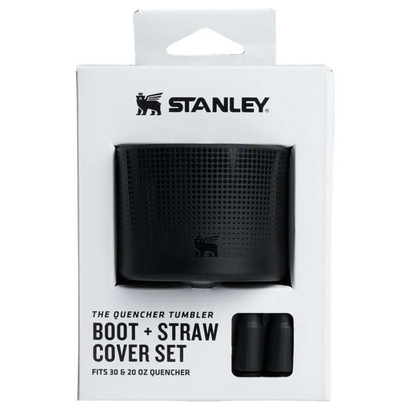 Stanley 20/30 oz Quencher Boot and Straw Cover Black - Thermos/Cups &koozies at Academy Sports