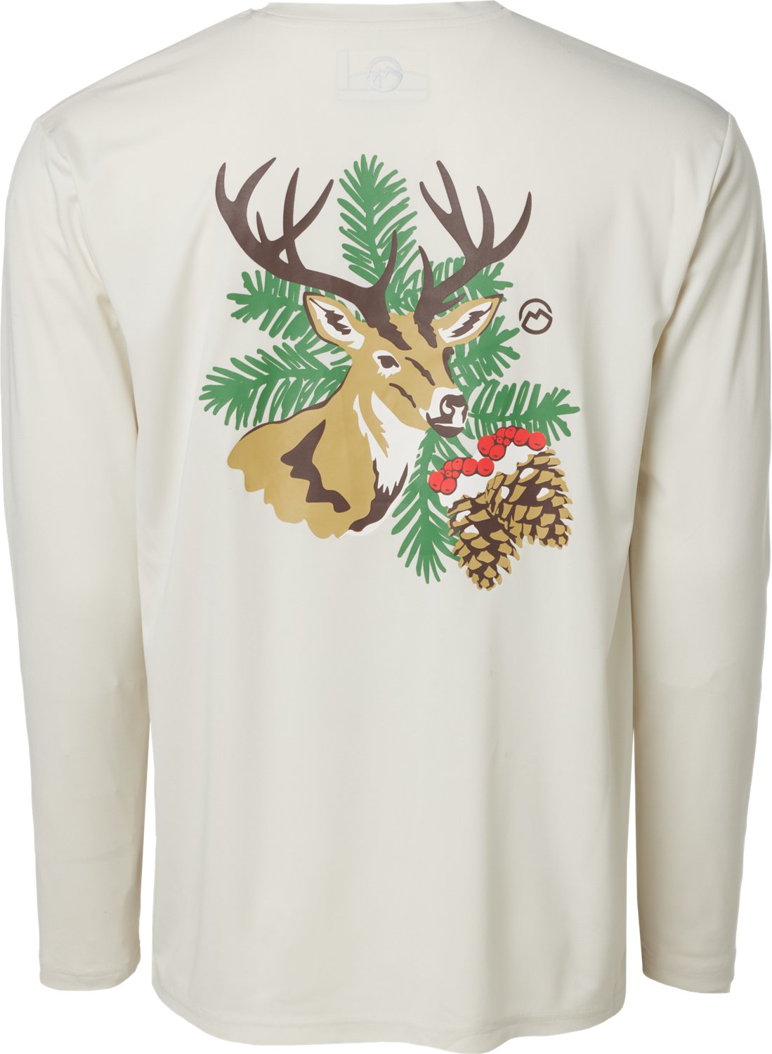 Magellan Outdoors Men's Holiday Buck Long Sleeve T-shirt