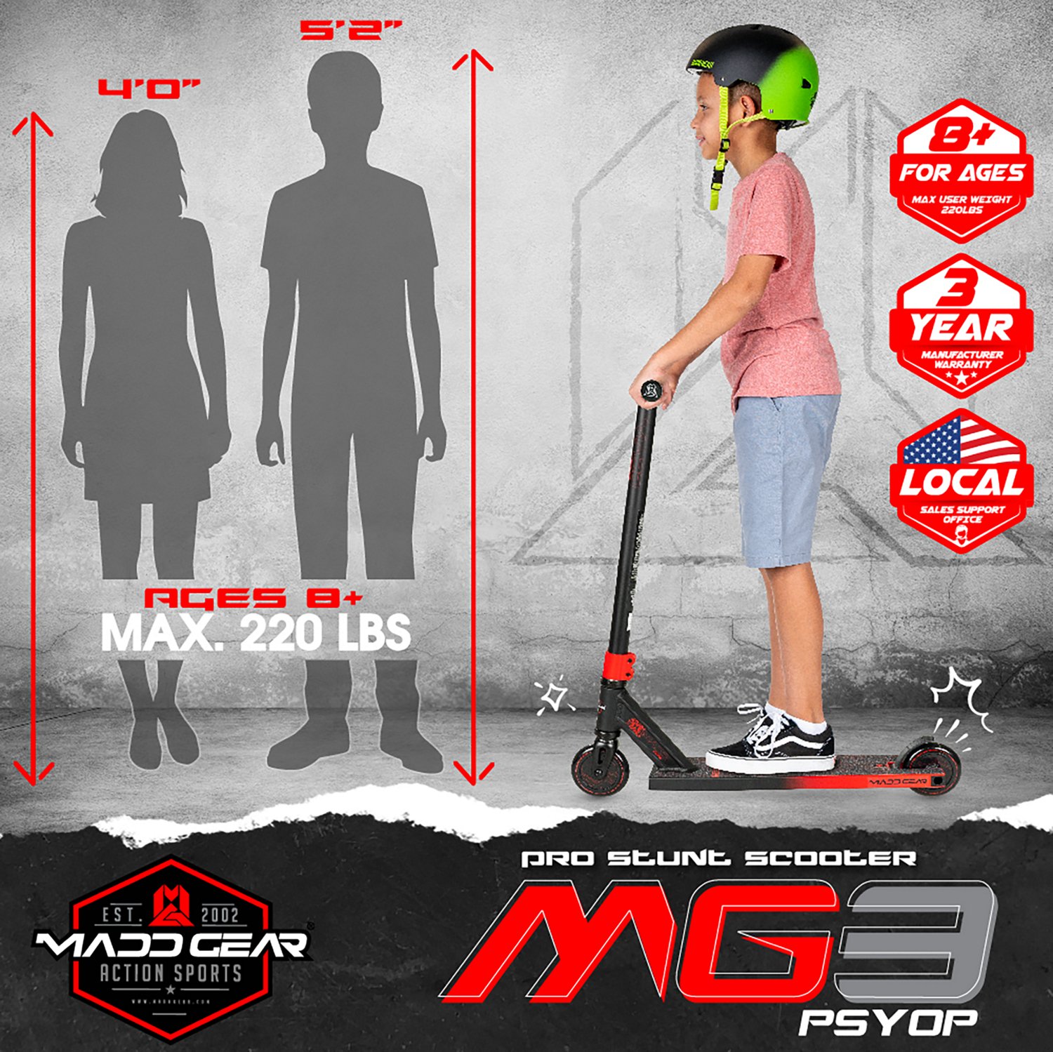 Madd Gear MG3 Psyop Kick Pro Scooter - view number 6