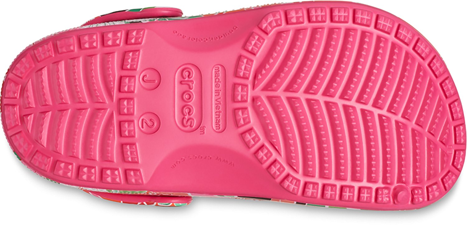 Crocs Kids' Classic Woodcut Floral Clogs                                                                                         - view number 7