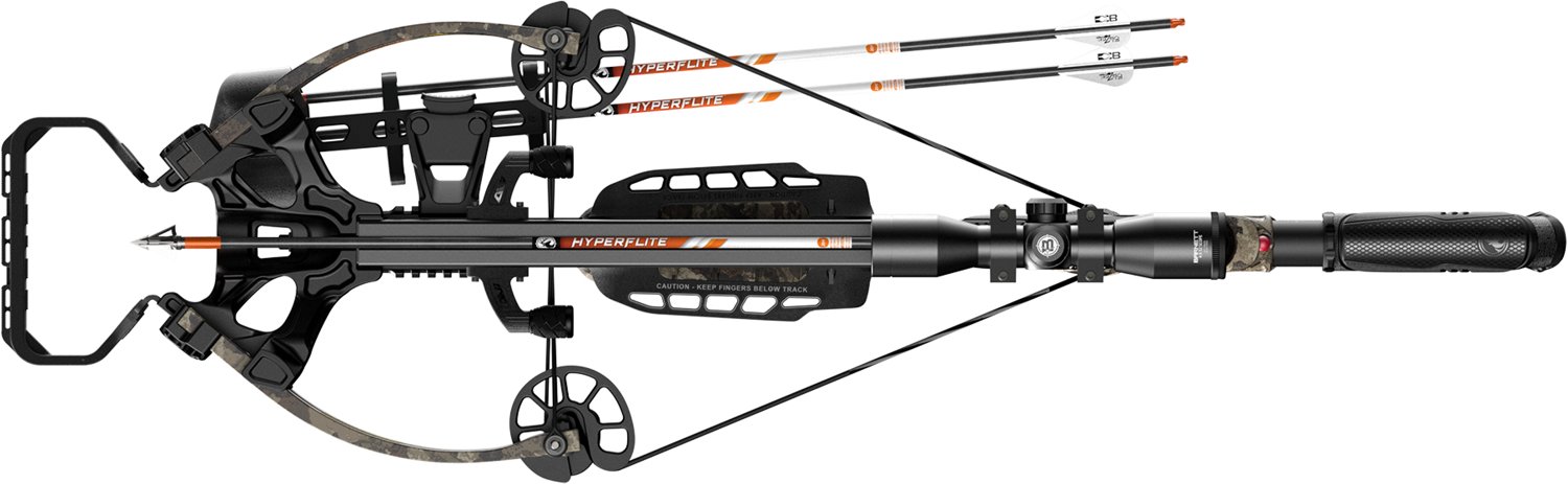 ◆OVHEE◆ Barnnet Barnnet_Crinkled Black Barnett Hyper XP405 Crossbow Package | Academy