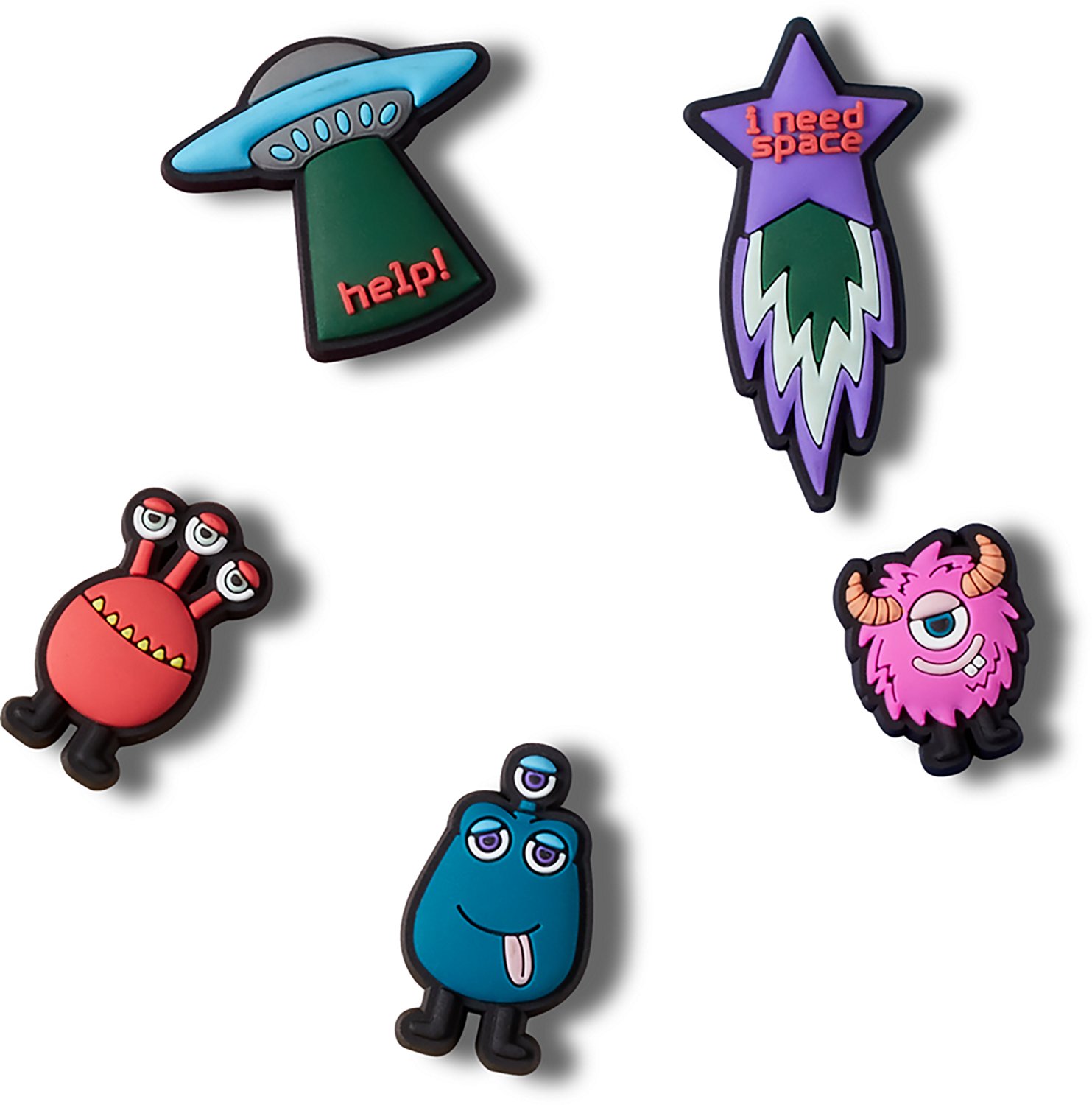 Crocs Jibbitz Space Cadet Charms 5-Pack