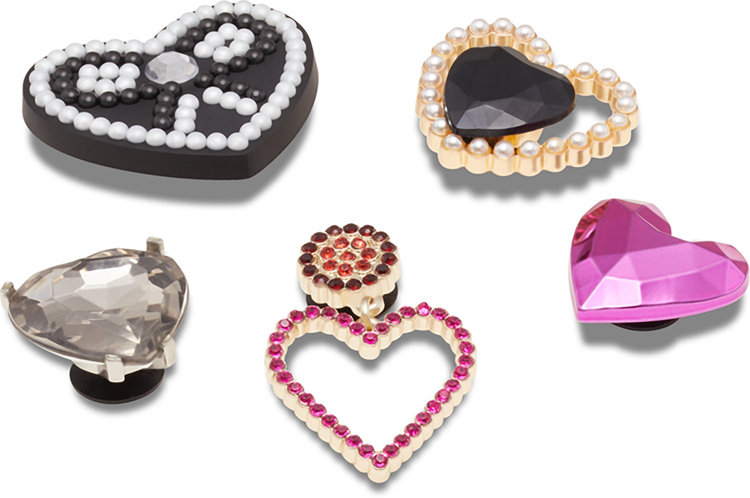 Crocs Jibbitz All of The Hearts Charms 5-Pack - view number 2