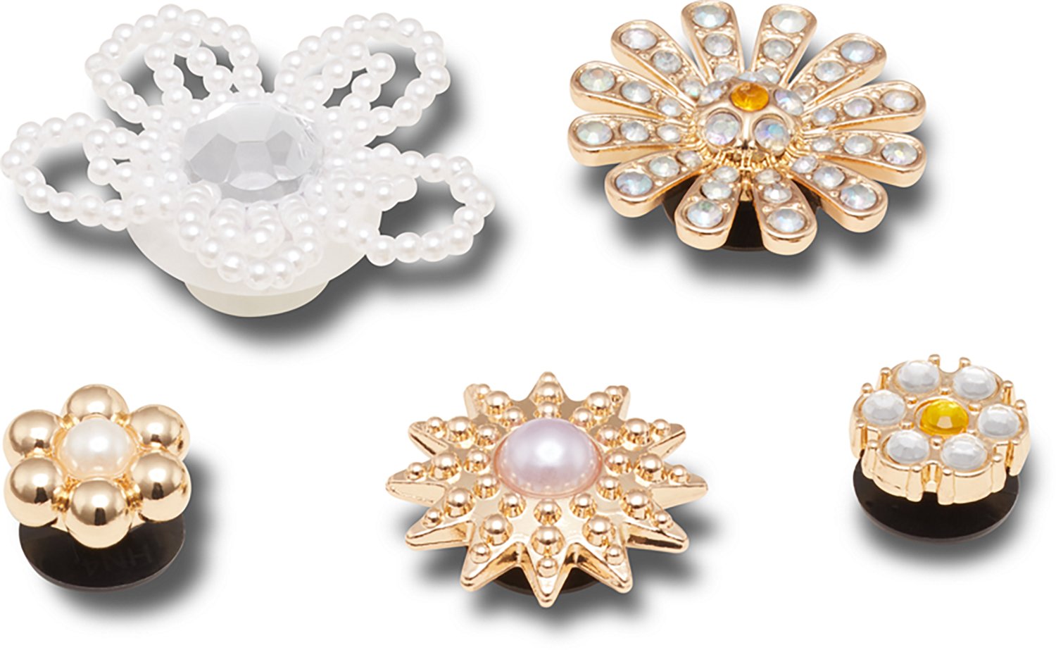 Crocs Jibbitz Elevated Flower Gem Charms 5-Pack - view number 2