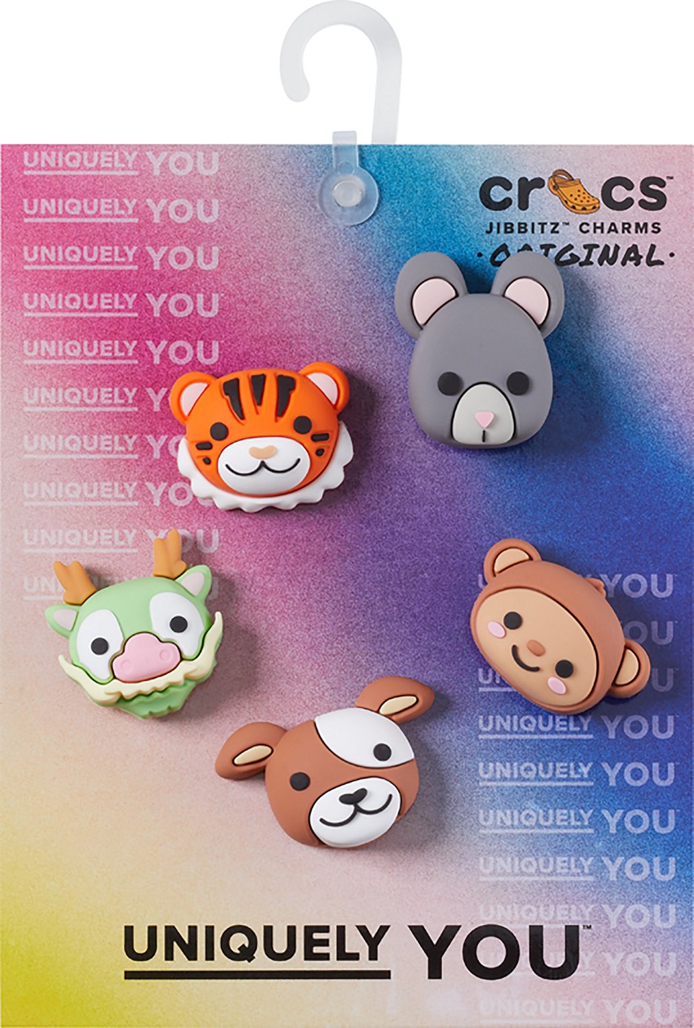 Crocs Jibbitz 3-D Animal Mix Face Charms 5-Pack - view number 4