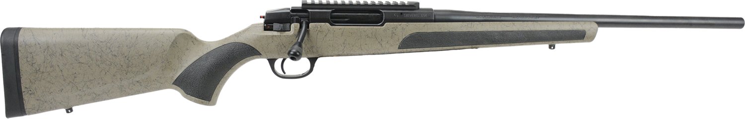 Savage 334 Synthetic FDE Spiderweb .243 Winchester Bolt Action Rifle                                                             - view number 1