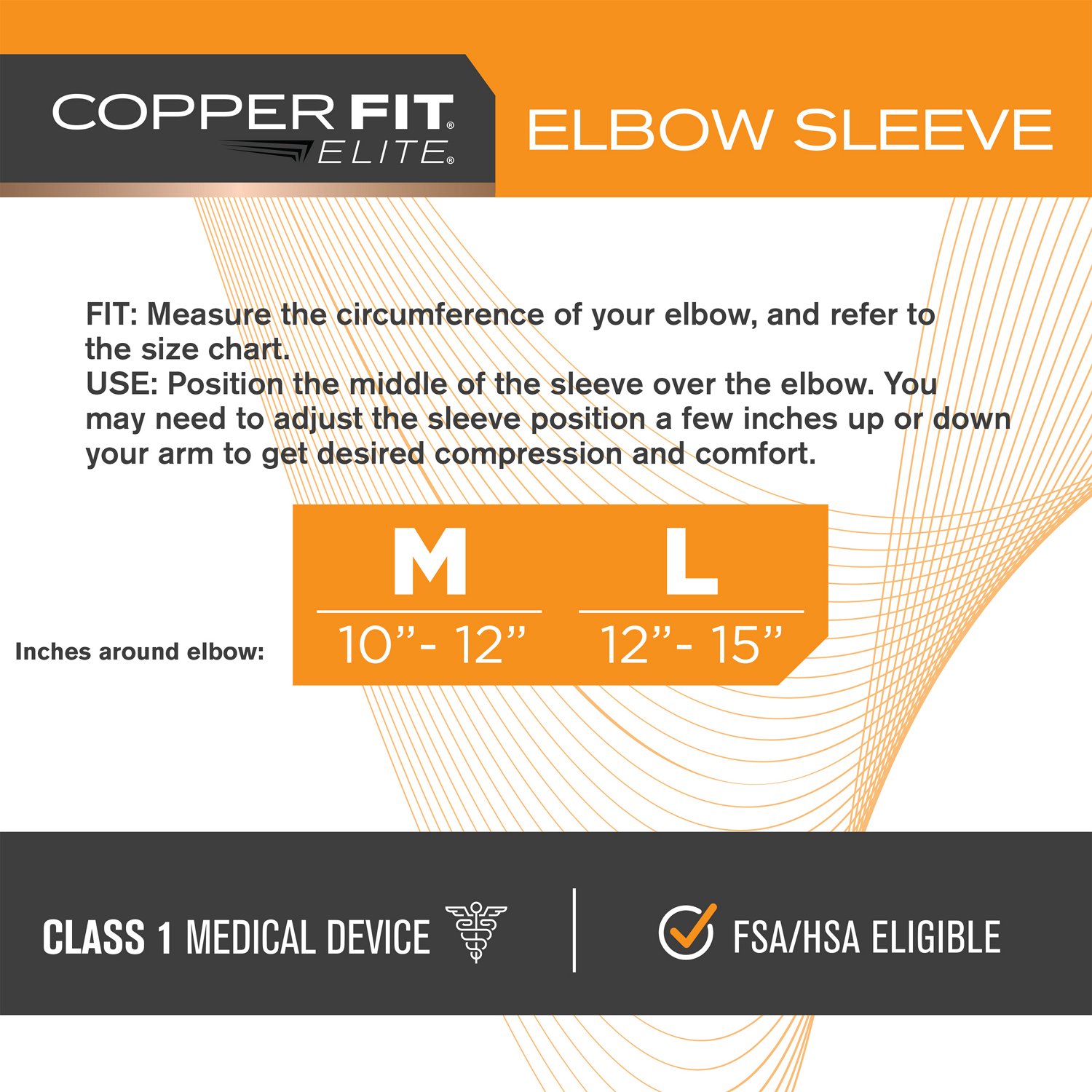 Copper Fit Elite Elbow Sleeve                                                                                                    - view number 5