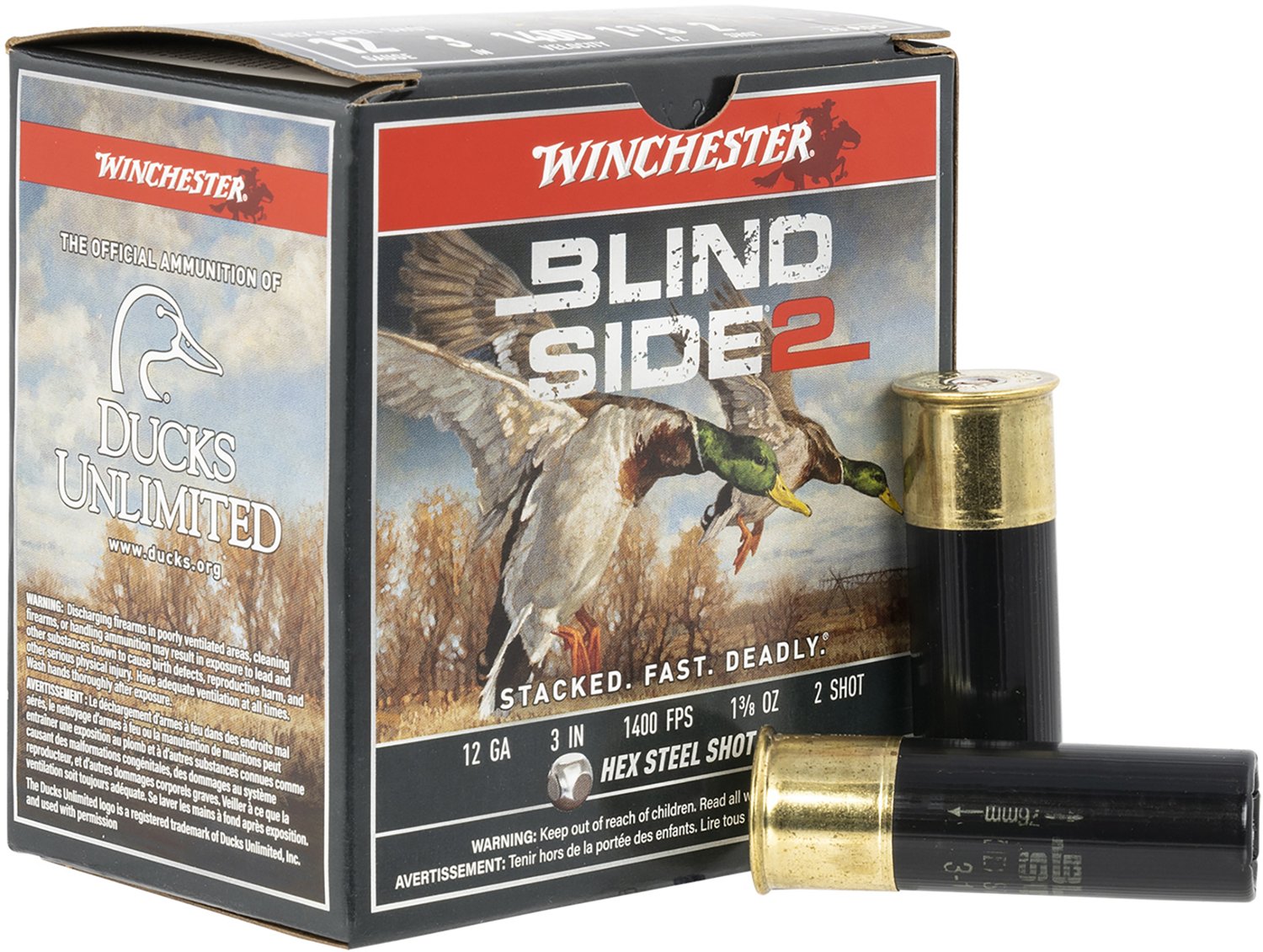 Winchester Blind Side 2 Waterfowl 12 Gauge Shotshells - 25 Rounds - view number 2