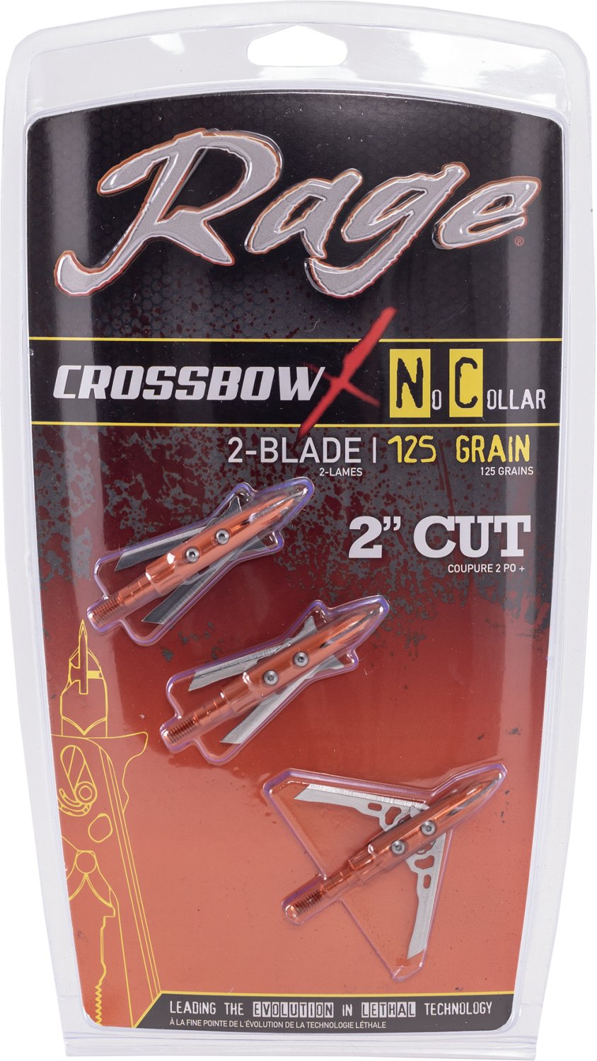 RAGE Crossbow X No Collar 125 Grain Broadhead - view number 6