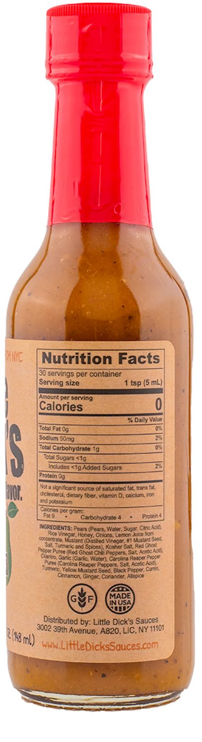 Heatonist Little Dick's Big Flavor Ghost Pepper Pear Sauce - view number 2