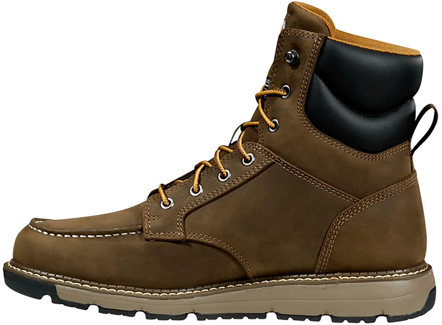 Carhartt Men's Millbrook 6 in Waterproof Wedge Work Boots                                                                        - view number 3