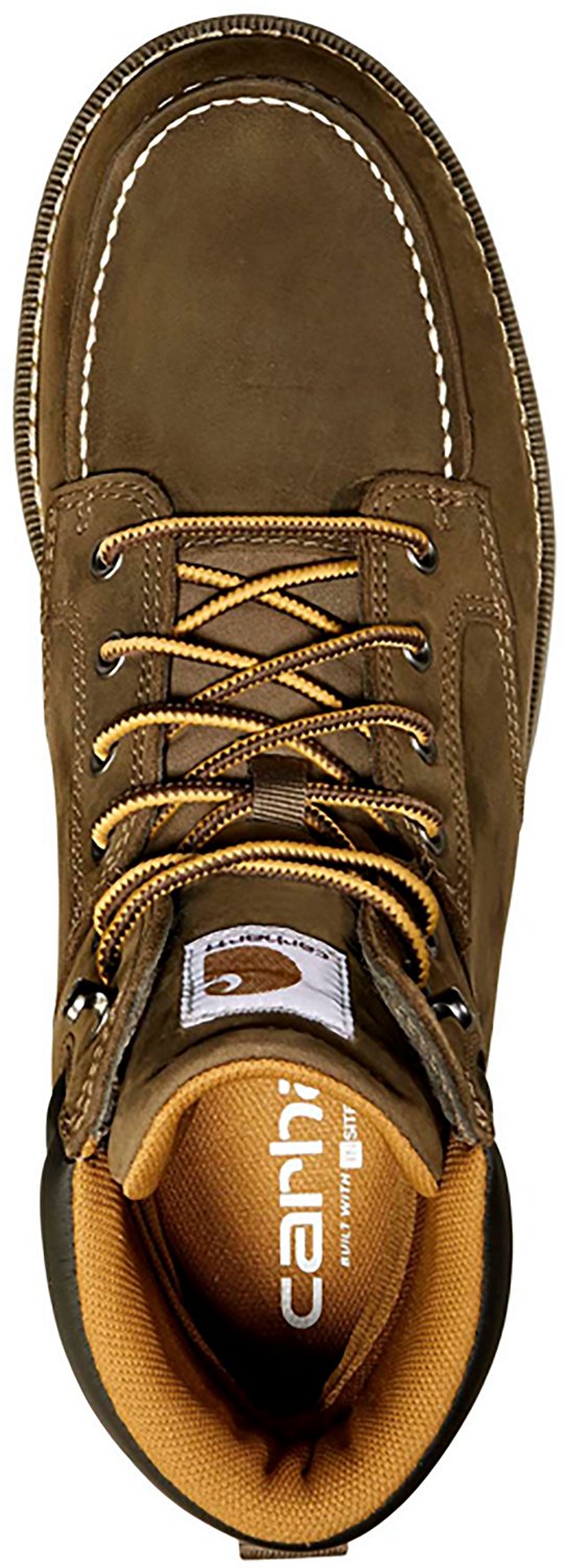 Carhartt Men's Millbrook 6 in Waterproof Wedge Work Boots                                                                        - view number 7