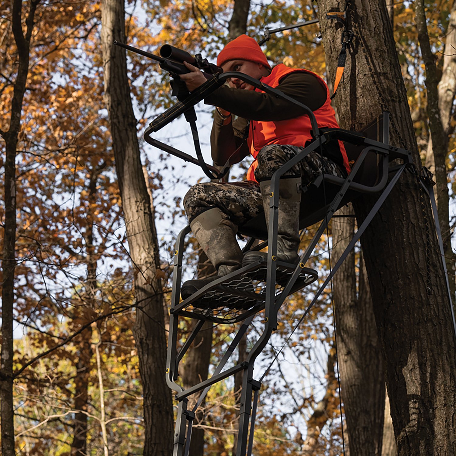 Rivers Edge Relax Wide LS 1-Man Ladder Tree Stand                                                                                - view number 8