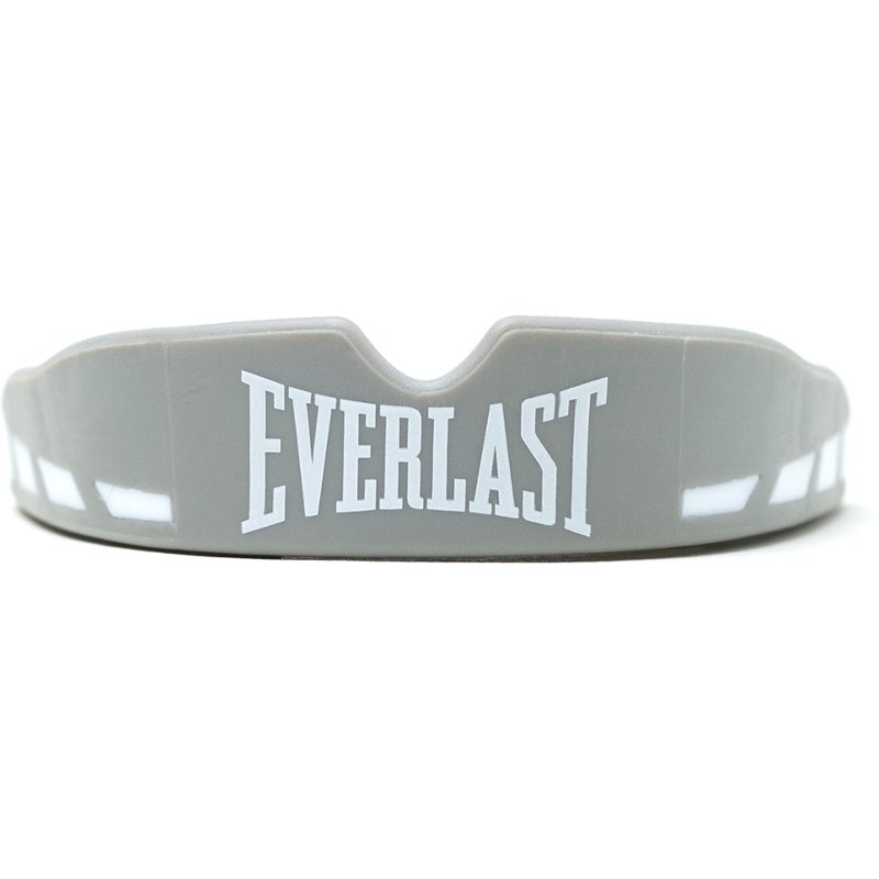 Everlast Adults' EverShield Single Mouth Guard Grey/White - Martial Arts/Accessories at Academy Sports
