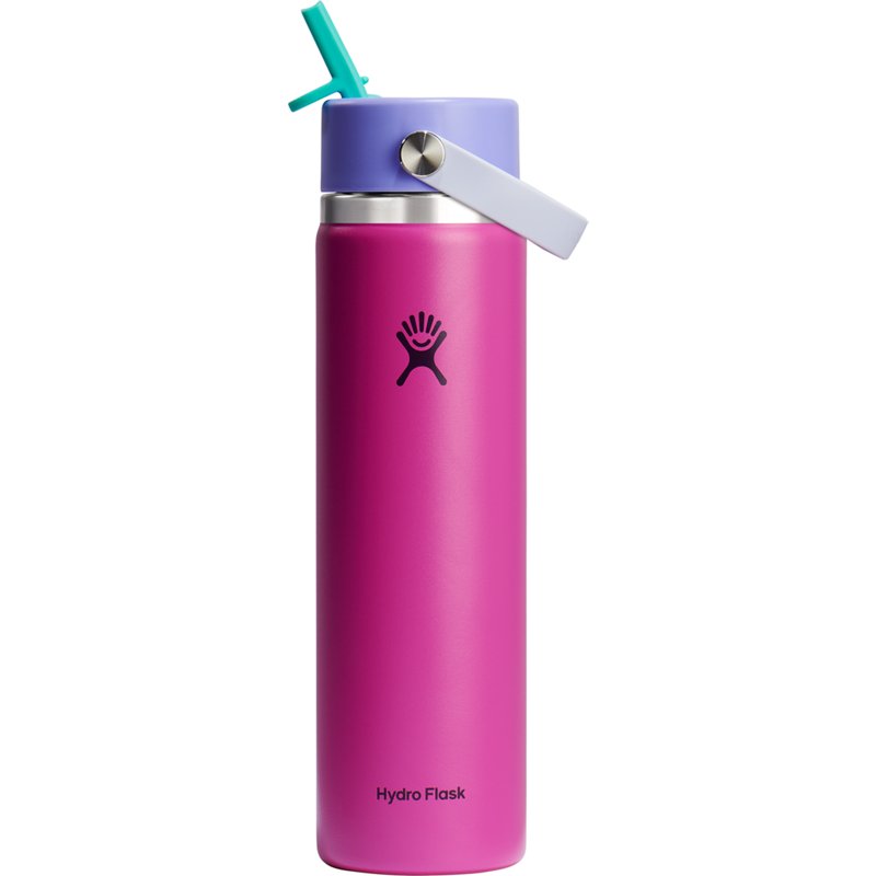 Hydro Flask 24 oz Wide Flex Straw Cap Bottle Pink - Thermos/Cups &koozies at Academy Sports