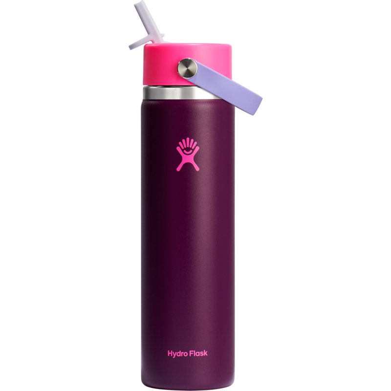 Hydro Flask 24 oz Wide Flex Straw Cap Bottle Purple - Thermos/Cups &koozies at Academy Sports