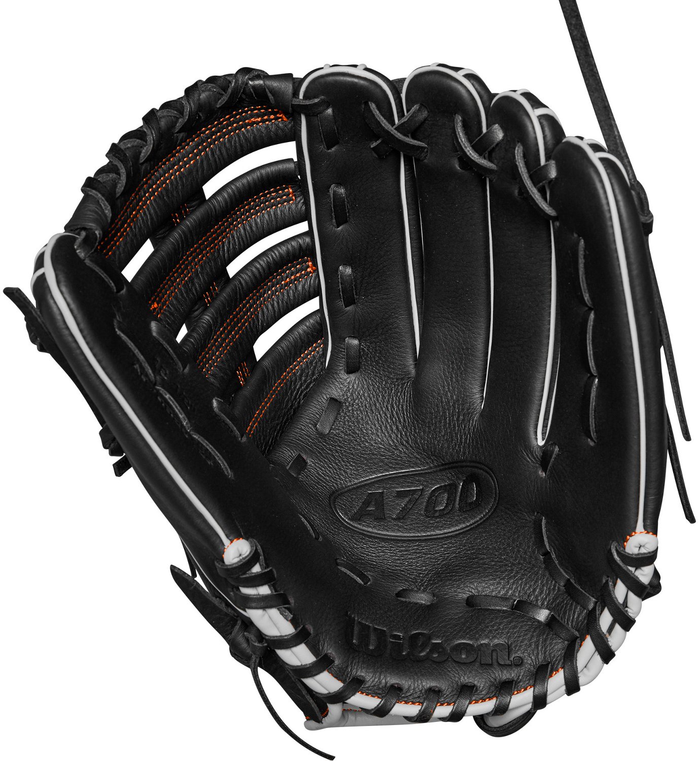 Wilson 12.5 in A700 Baseball Fielding Glove Left-handed                                                                          - view number 3