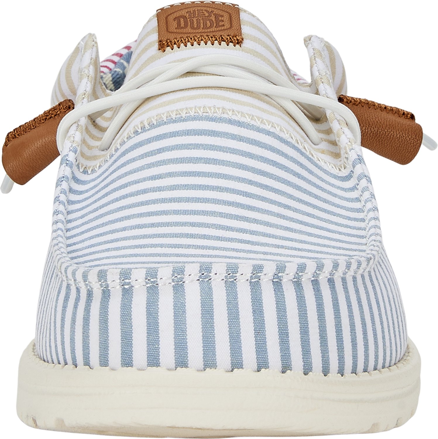 HEYDUDE Men's Wally Tri Seersucker Americana Slip-On Shoes                                                                       - view number 3