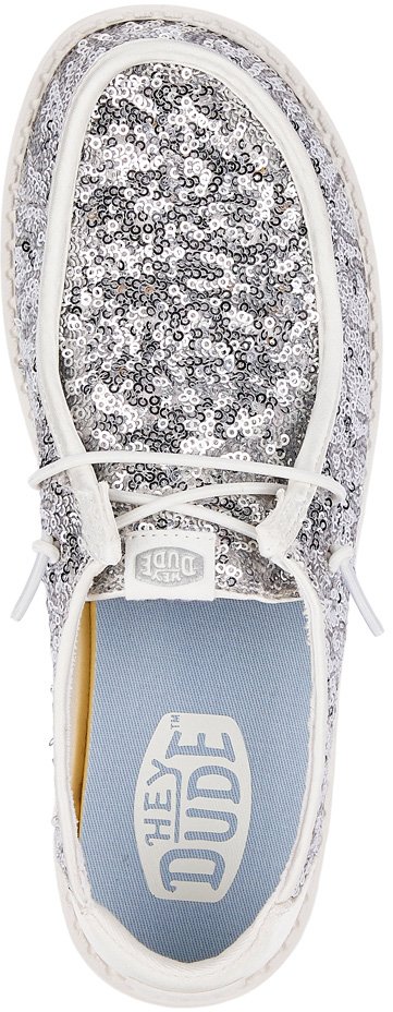 HEYDUDE Women's Wendy Sequin Slip-On Shoes - view number 4