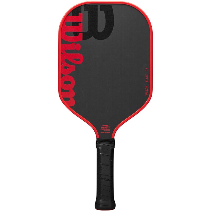 Wilson Adults' Blaze Pickleball Paddle Charcoal/Red - Pickleball at Academy Sports