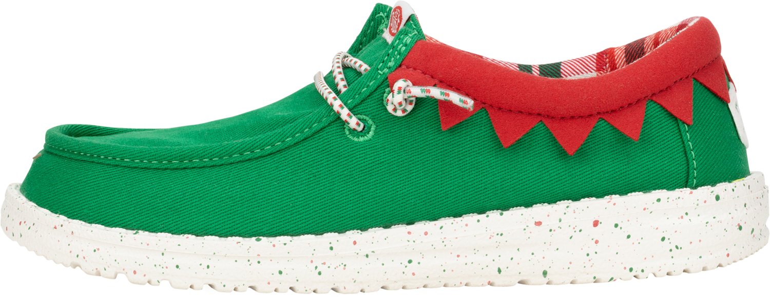 HEYDUDE Kids' Wally Holiday Elf Shoes - view number 2