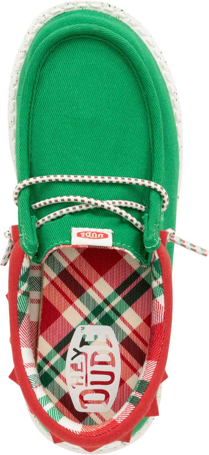 HEYDUDE Kids' Wally Holiday Elf Shoes - view number 6