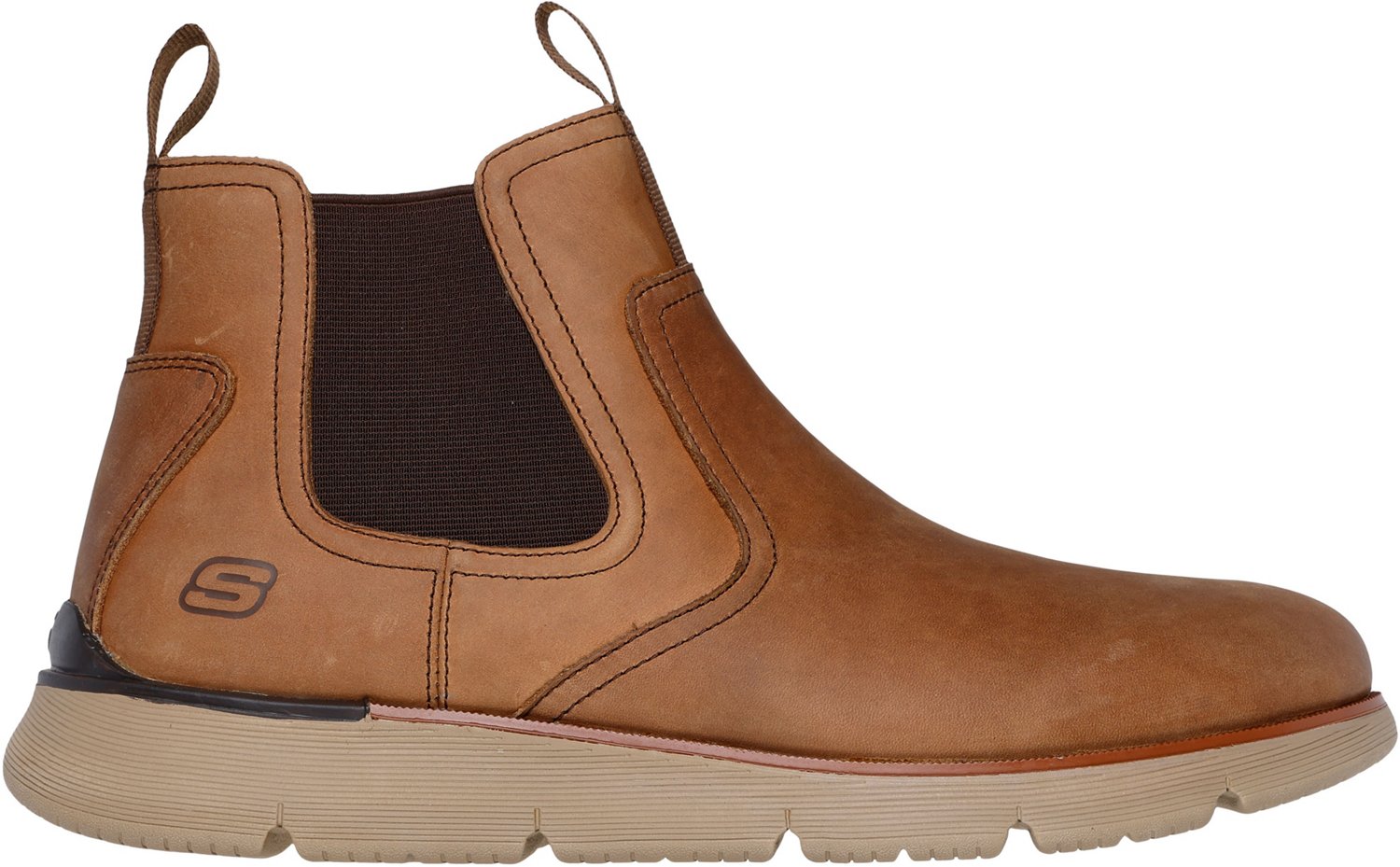 SKECHERS Men s Augustino Chelsea Boot Free Shipping at Academy
