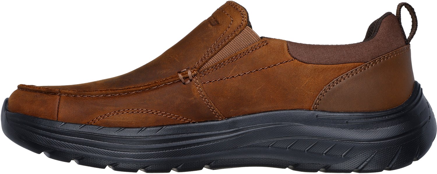 SKECHERS Men's Decklan Leather Slip-on Shoes - view number 2