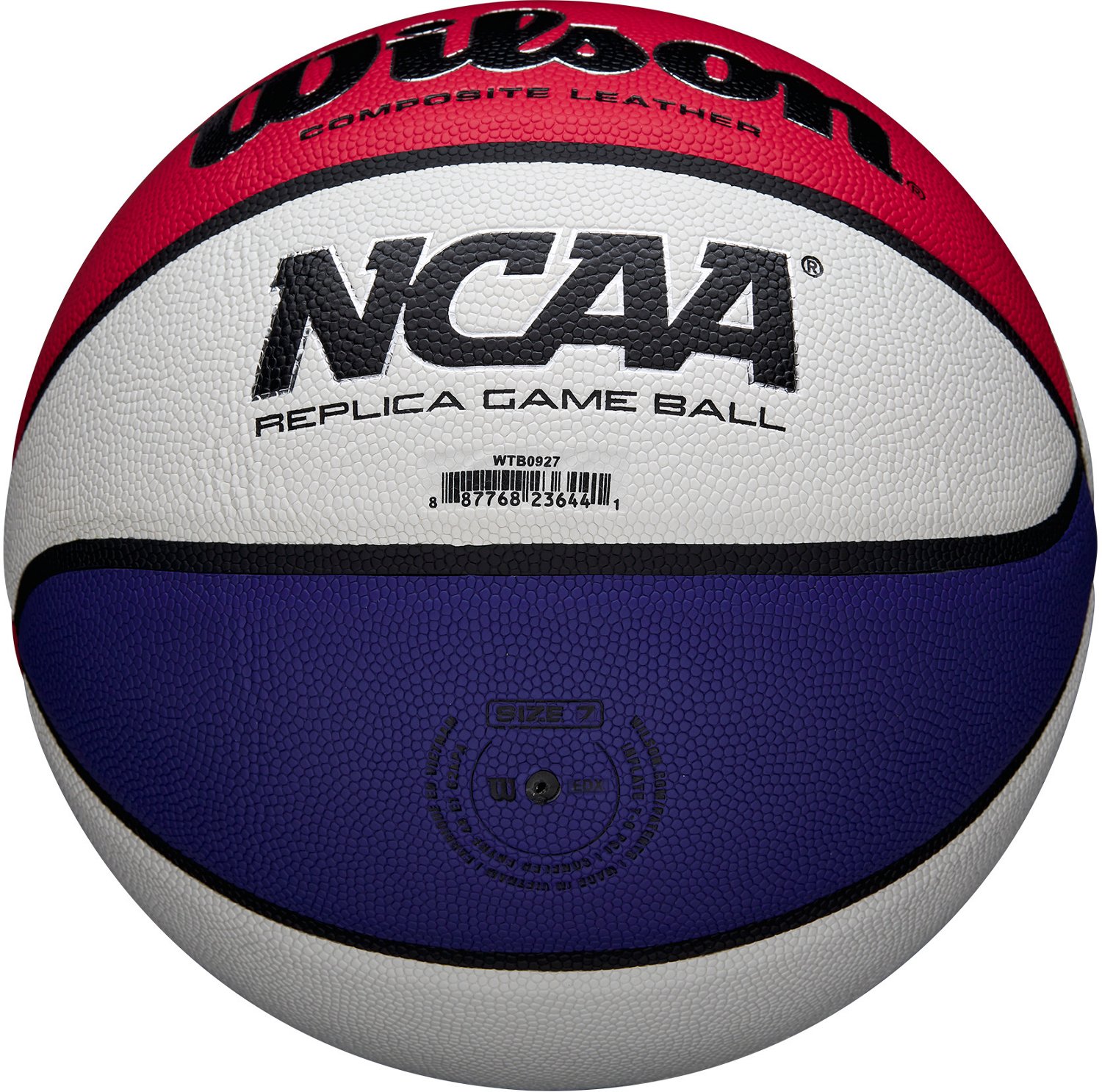 Wilson NCAA Replica Composite RWB Basketball - view number 5