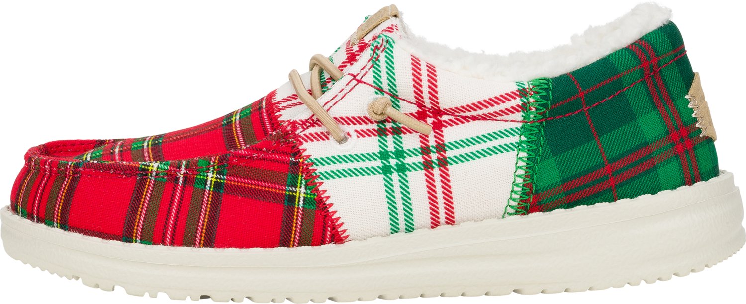 HEYDUDE Kids' Preschool Wally Plaid PSGS Slip-on Shoes - view number 2
