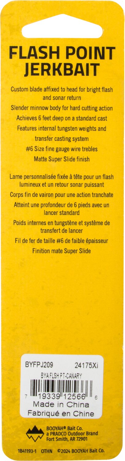 BOOYAH 4 1/4 in Suspending Fish Jerk Bait - view number 3