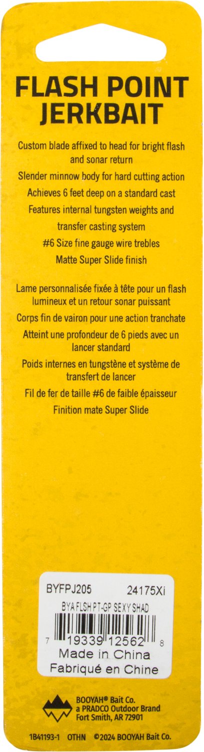 BOOYAH 4 1/4 in Suspending Fish Jerk Bait - view number 3