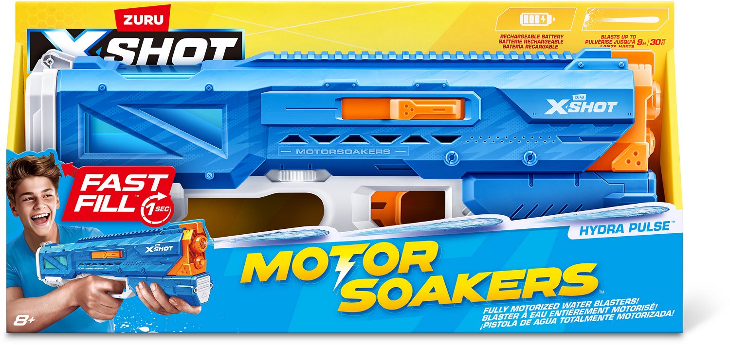 Zuru Kids' XShot Water Hydra Pulse Motor Soaker Water Blaster                                                                    - view number 4