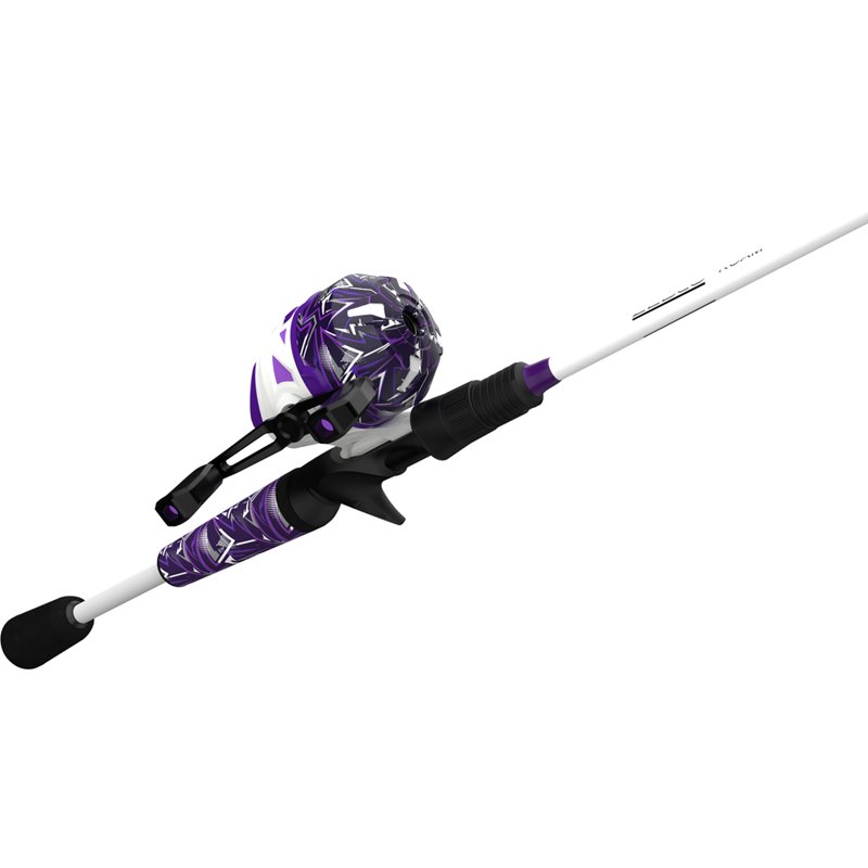 Zebco Roam Spincast Combo Purple, 30 - Spincast Combos at Academy Sports