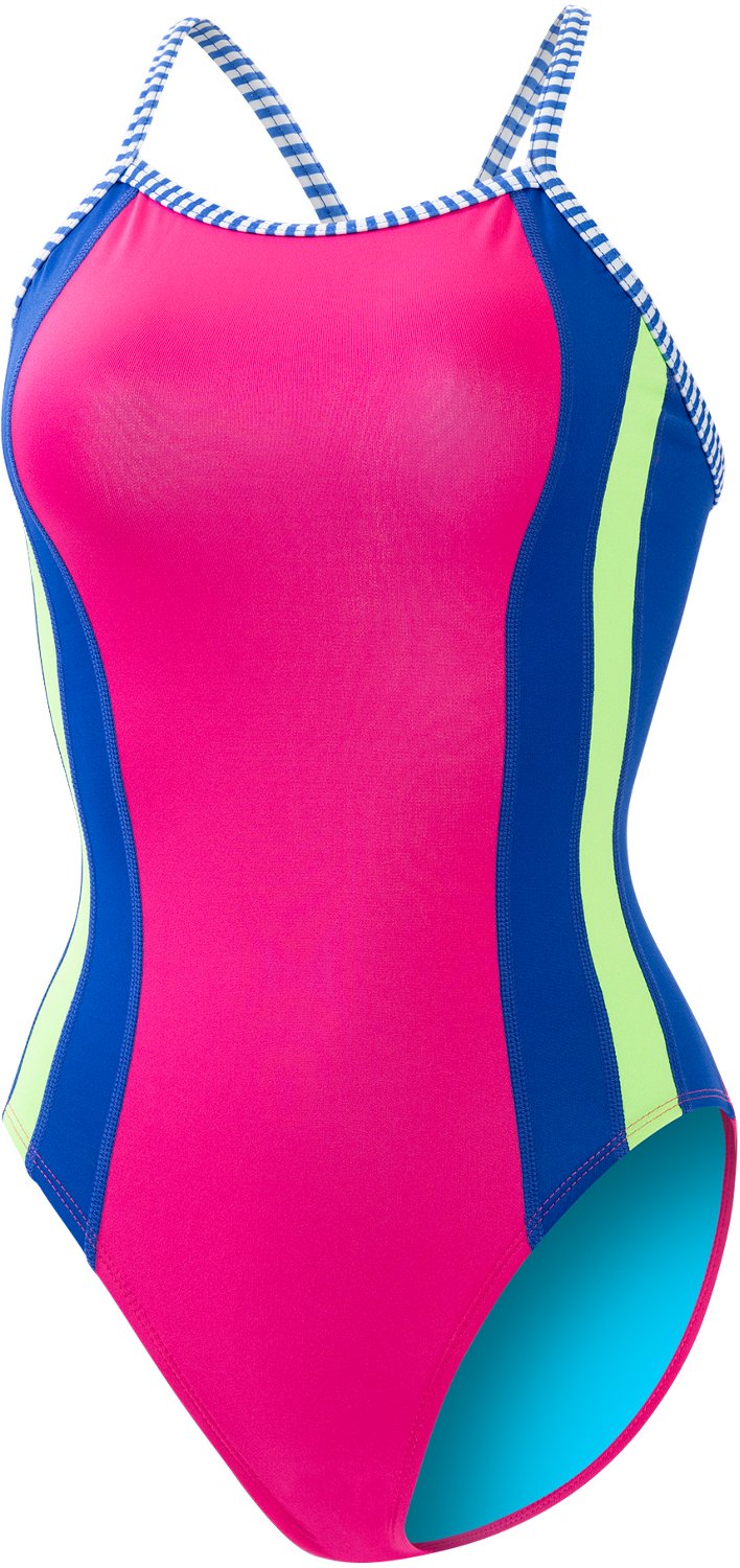 Dolfin Uglies Women's Solid Colorblock V-Back 1-Piece - view number 3
