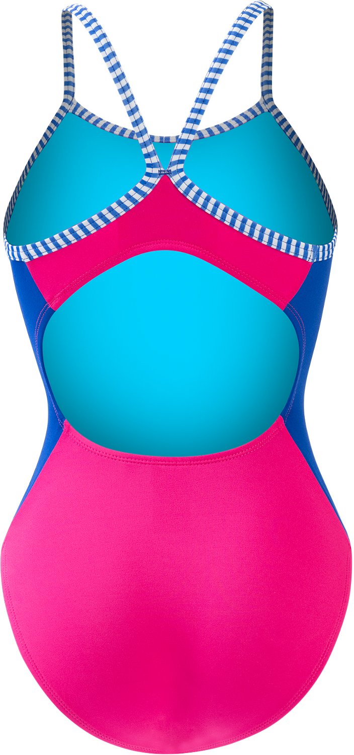 Dolfin Uglies Women's Solid Colorblock V-Back 1-Piece - view number 4