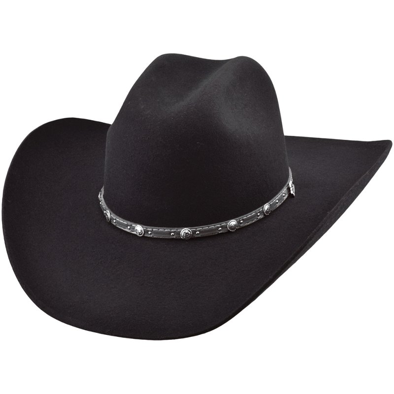 Justin Buster Wool Hat Black - Men's Hunting/Fishing Headwear at Academy Sports