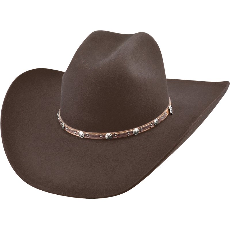 Justin Buster Wool Hat Chocolate - Men's Hunting/Fishing Headwear at Academy Sports