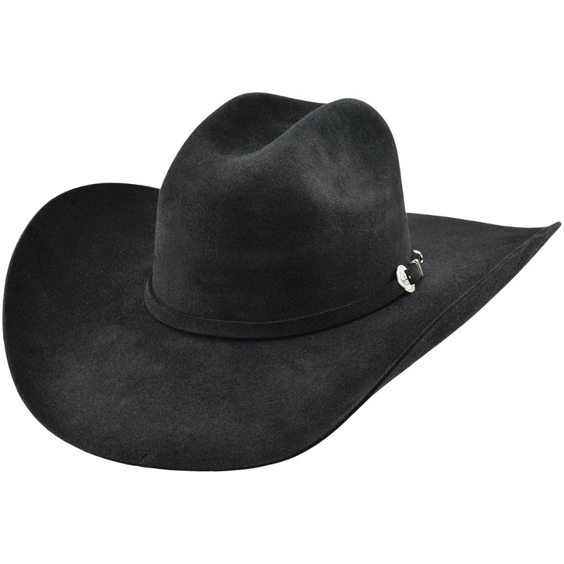 Justin Americana Wool Hat Black - Men's Hunting/Fishing Headwear at Academy Sports
