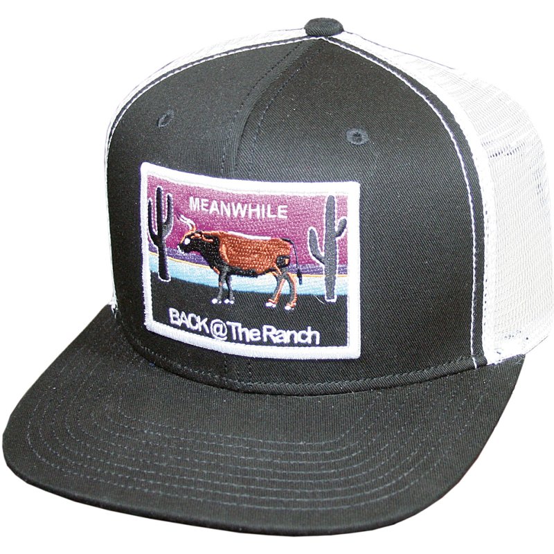 Justin Black Cow Cap - image