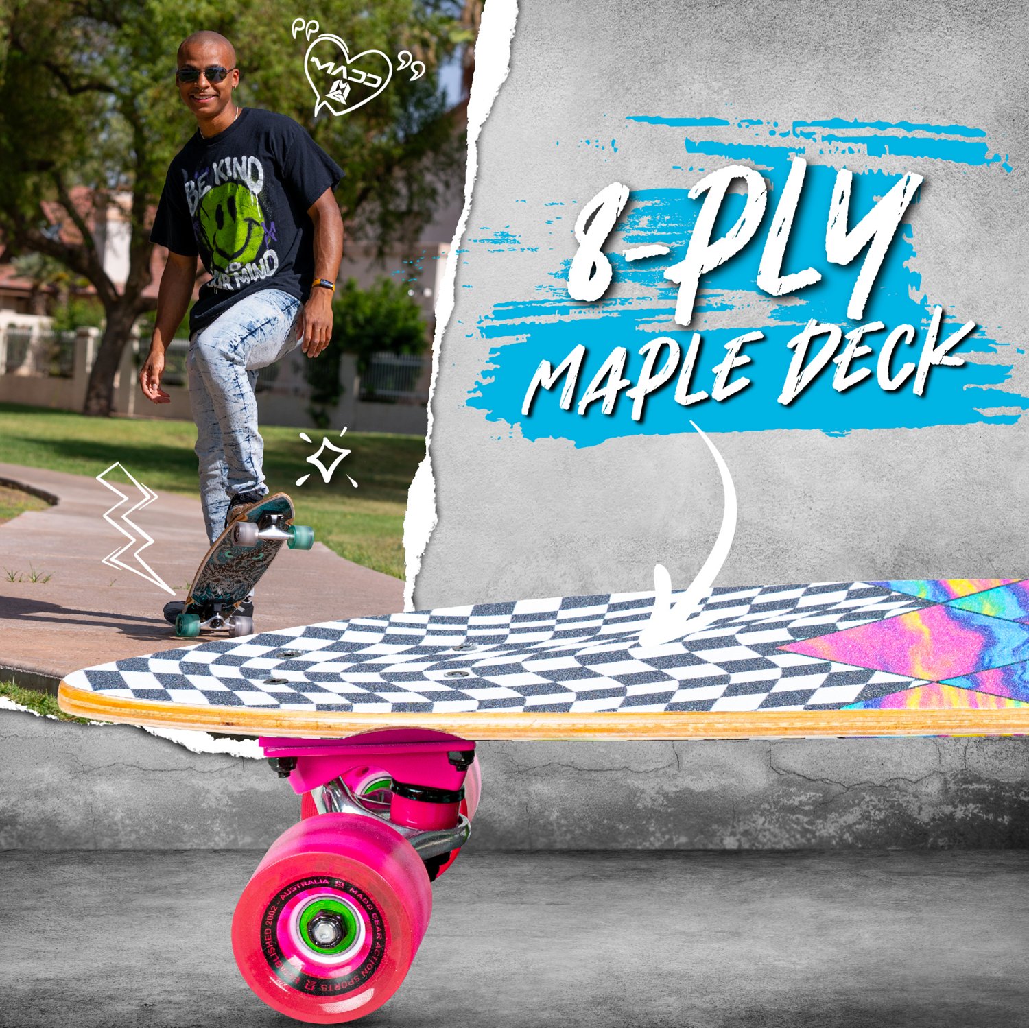 Madd Gear 28-in Cruiser Skateboard - view number 3