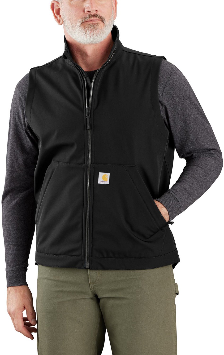 Carhartt Men's Rain Defender Softshell Vest                                                                                      - view number 1
